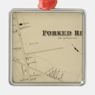 Forked River, New Jersey Metal Tree Decoration