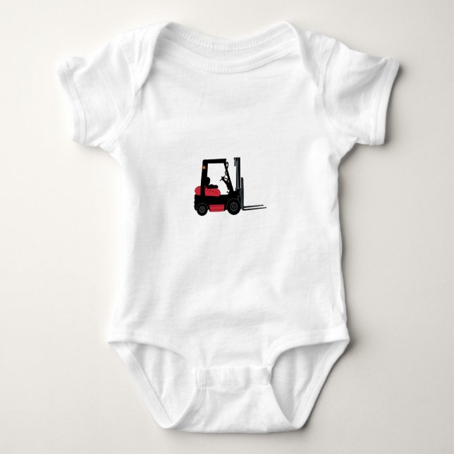 Forklift Baby Bodysuit (Front)