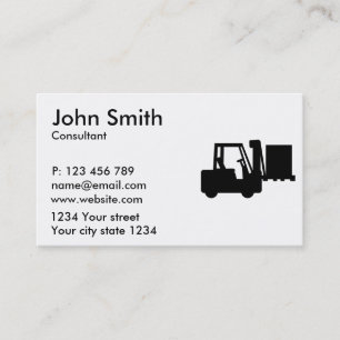 Forklift Business Card