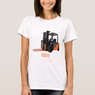 Forklift cartoon illustration T-Shirt