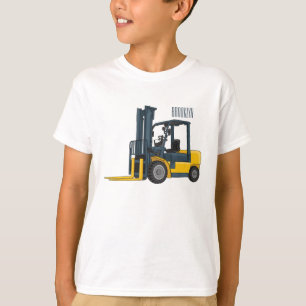 Forklift cartoon illustration T-Shirt