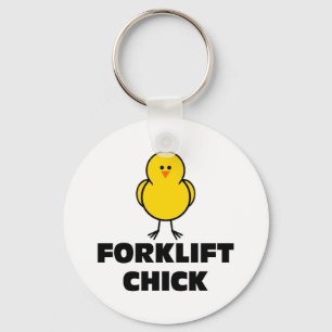 Forklift Chick Key Ring