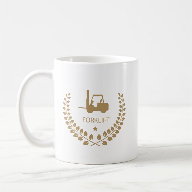 Forklift  coffee mug (Left)