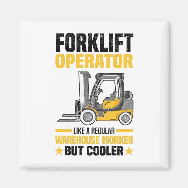 Forklift driver magnet (Front)
