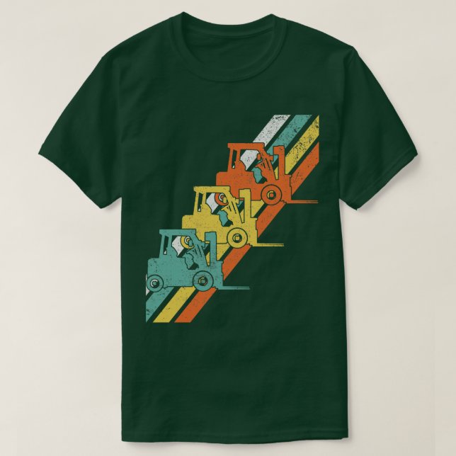 Forklift Forklift Driver Forklift Operator T-Shirt (Design Front)