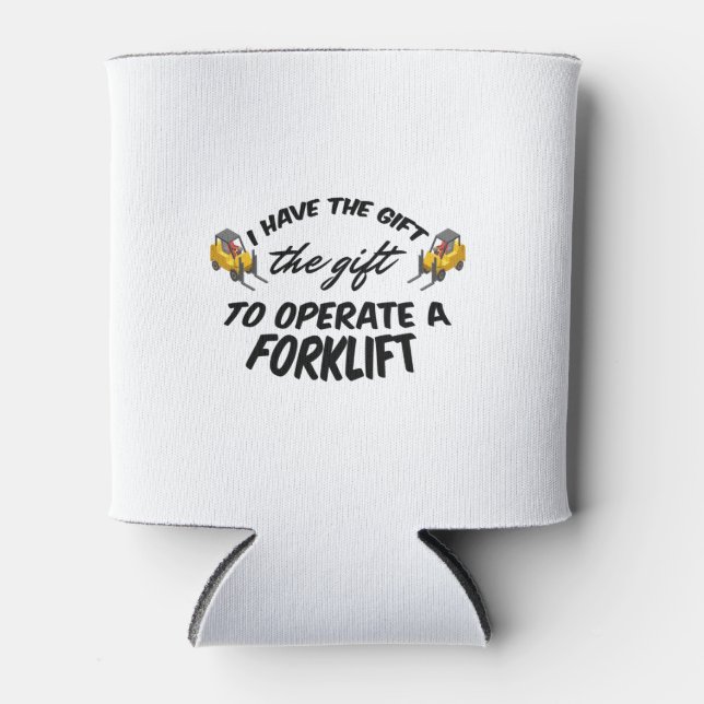 Forklift Gift Can Cooler (Front)