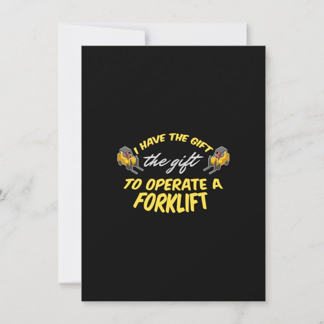 Forklift Gift Card (Front)