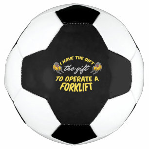 Forklift Gift Football