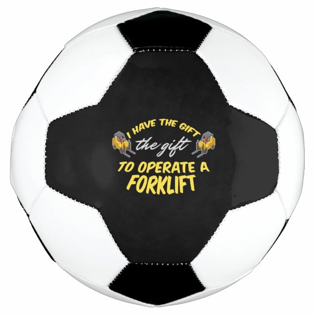 Forklift Gift Football (Front)