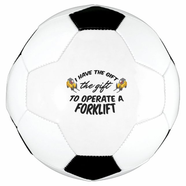 Forklift Gift Football (Front)
