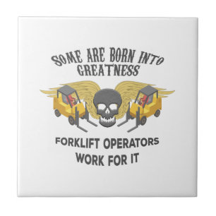 Forklift Greatness Tile