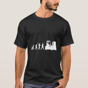 Forklift Hu Evolution Warehouse Forklift Driver T-Shirt