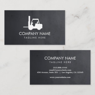 Forklift, Logisitcs - Professional Business Card