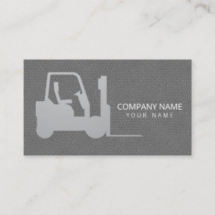  Forklift, Logisitcs - Professional Business Card