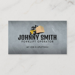 Forklift Operator Business Cards