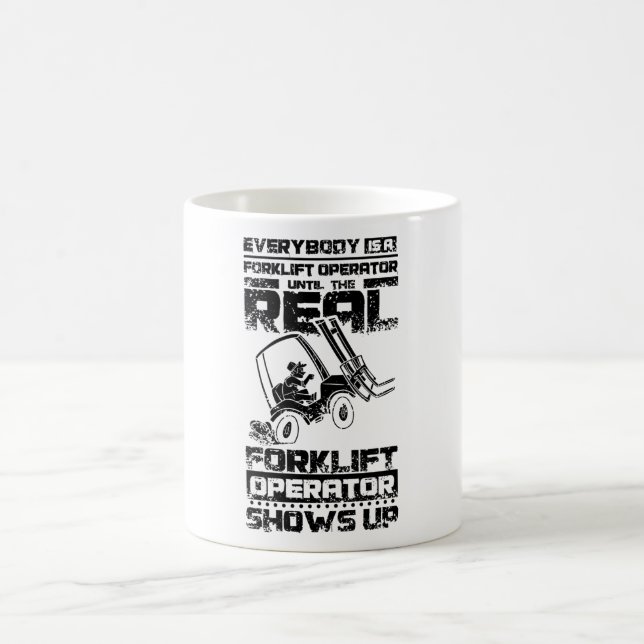 Forklift Operator Coffee Mug (Center)