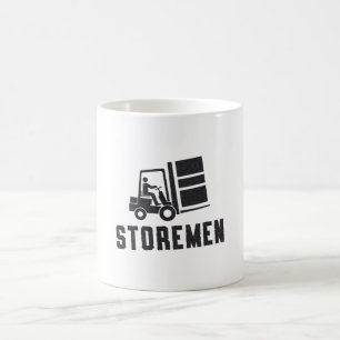 Forklift Operator Storemen Forklift Driver Truck Coffee Mug