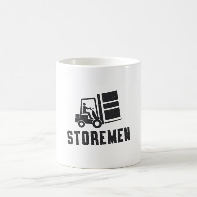 Forklift Operator Storemen Forklift Driver Truck Coffee Mug (Center)