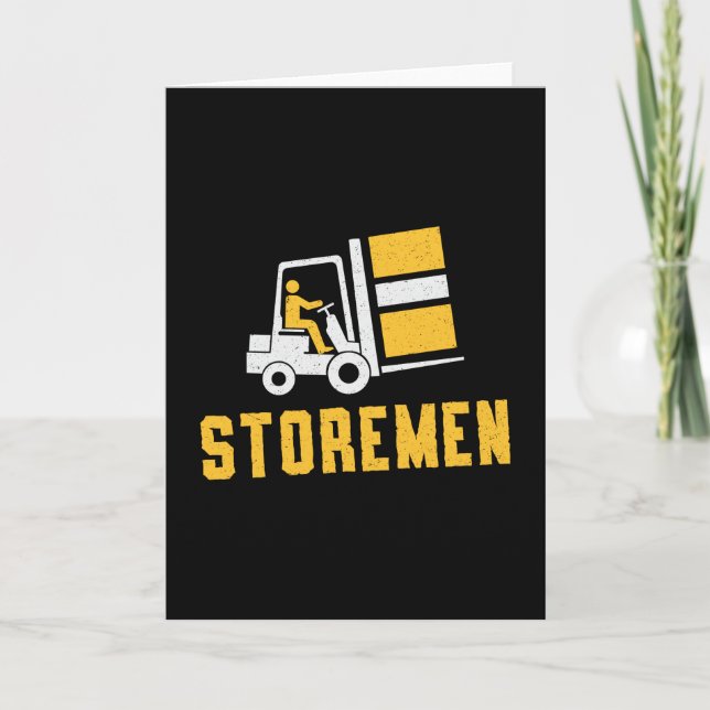 Forklift Operator Storemen Truck Forklift Driver Card (Front)