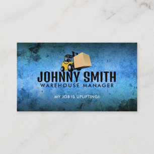 Forklift Slogans Business Cards