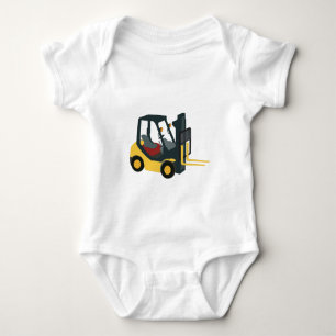 Forklift Truck Baby Bodysuit