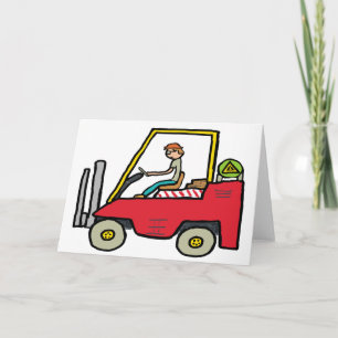 Forklift Truck Card