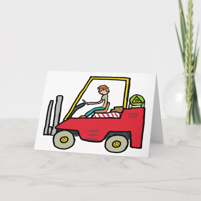 Forklift Truck Card (Front)