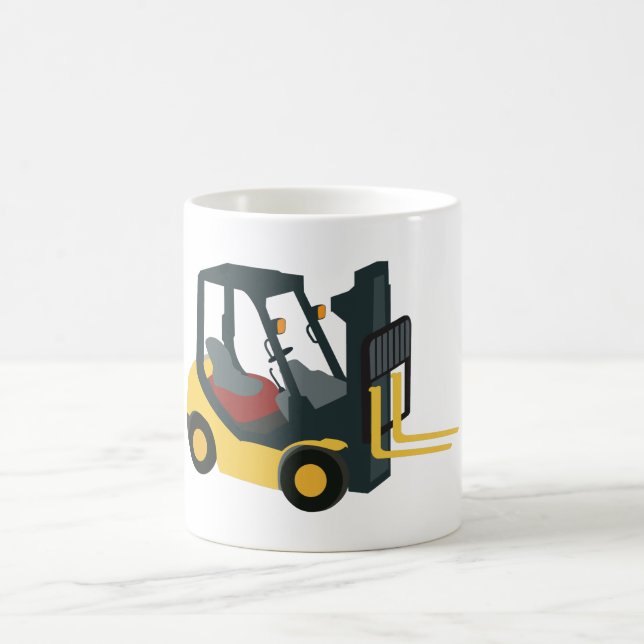 Forklift Truck Coffee Mug (Center)