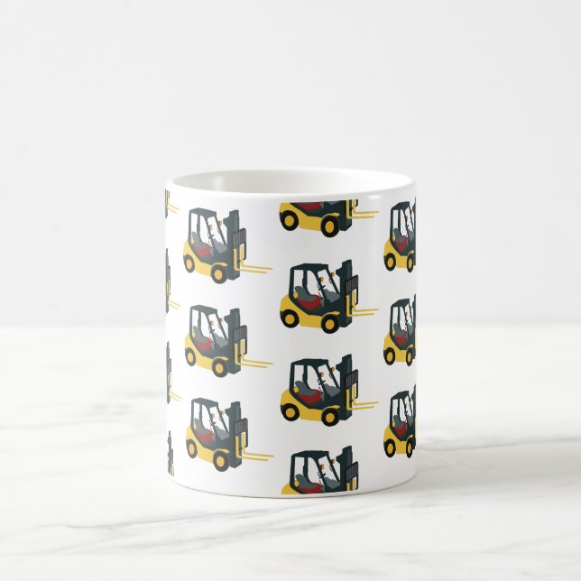 Forklift Truck Coffee Mug (Center)