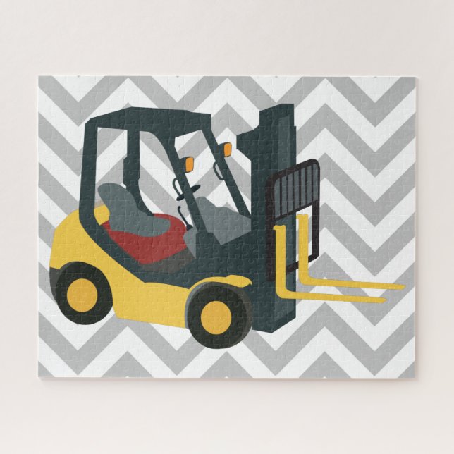 Forklift Truck Jigsaw Puzzle (Horizontal)