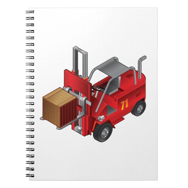 Forklift Truck Notebook (Front)