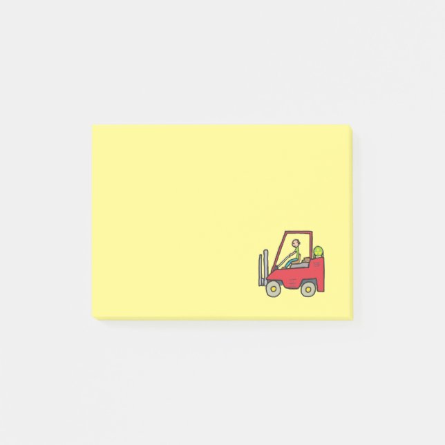Forklift Truck Post-it Notes (Front)