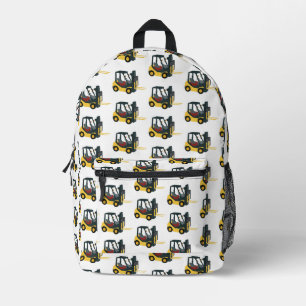 Forklift Truck Printed Backpack