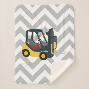Forklift Truck Sherpa Blanket