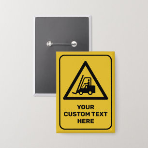 Forklift Warning Triangle Sign