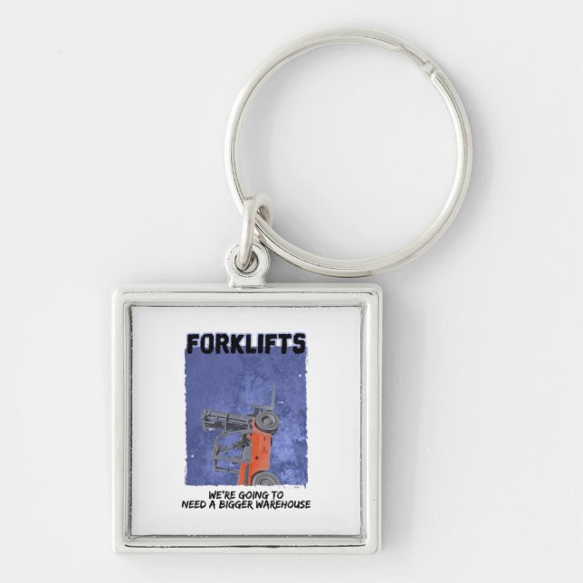 Forklifts Parody Key Ring (Front)