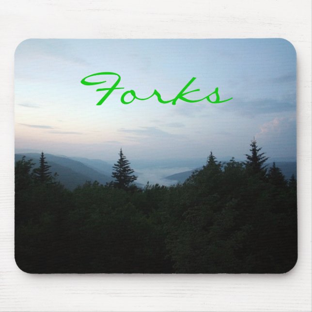Forks Mouse Mat (Front)