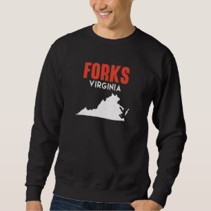 Forks Washington USA State America Travel Washingt Sweatshirt