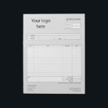 Form Business Quotation, Invoice or Sales Receipt  Notepad<br><div class="desc">Form Business Quotation,  Invoice or Sales Receipt Order Form</div>