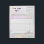 Form Business Quotation, Invoice or Sales Receipt  Notepad<br><div class="desc">Form Business Quotation,  Invoice or Sales Receipt Order Form</div>