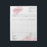 Form Business Quotation, Invoice or Sales Receipt  Notepad<br><div class="desc">Form Business Quotation,  Invoice or Sales Receipt Order Form</div>