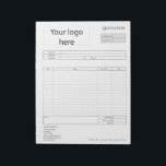 Form Business Quotation, Invoice or Sales Receipt  Notepad<br><div class="desc">Form Business Quotation,  Invoice or Sales Receipt Order Form</div>
