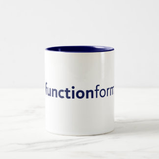 Form Follows Function Two-Tone Coffee Mug