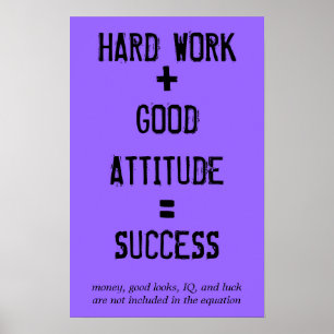 Form for Success Poster