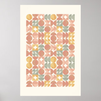 Form & Function – Bauhaus Geometric Minimalist Art Poster