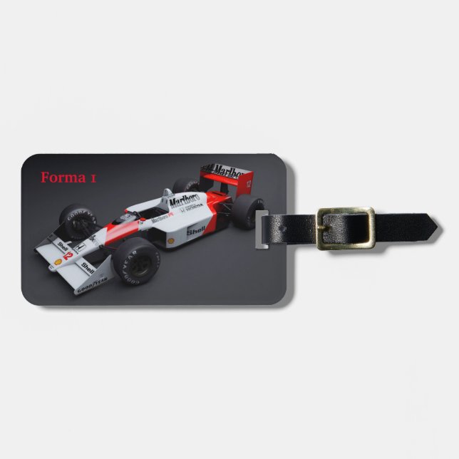 Forma 1 Car Luggage Tag (Front Horizontal)
