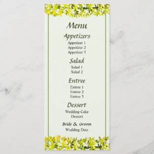 Forma Citrinum Orchids Menu... Menu