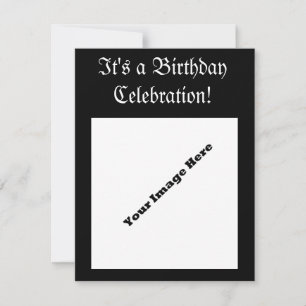 Formal Adult Bithday Invitation