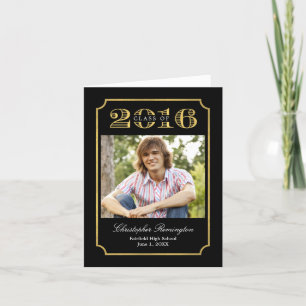 Formal Affair Graduation Thank You Card