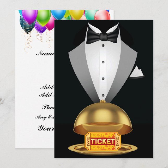 Formal and Fun Invitation #2 (Front/Back)